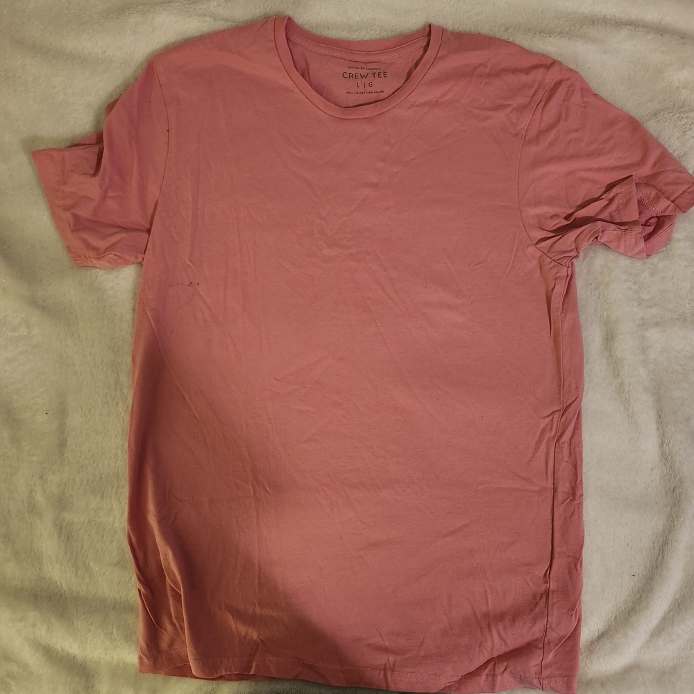 Cotton On Men's Coral Crew Tee